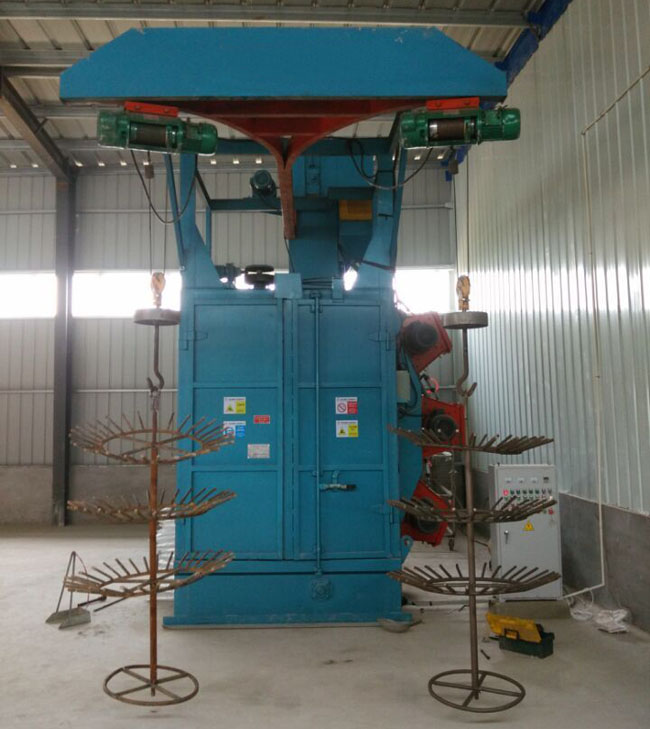 汽車輪轂雙吊鉤式拋丸機在汽車配件行業中的應用 汽車輪轂雙吊鉤式拋丸機在汽車配件行業中的應用