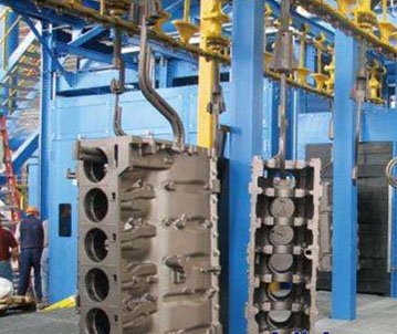 懸鏈?zhǔn)桨l(fā)動機缸體拋丸機 懸鏈?zhǔn)桨l(fā)動機缸體拋丸機