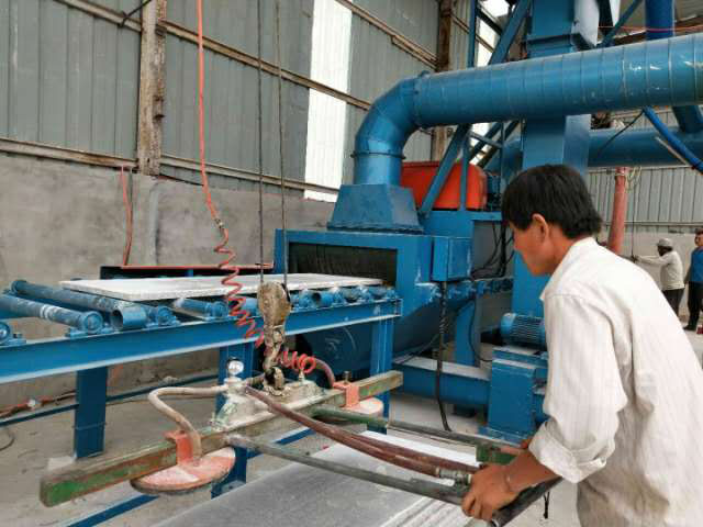 全自動石材拋丸噴砂機 全自動石材拋丸噴砂機