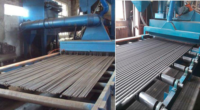 線材拋丸機，清理機器圖