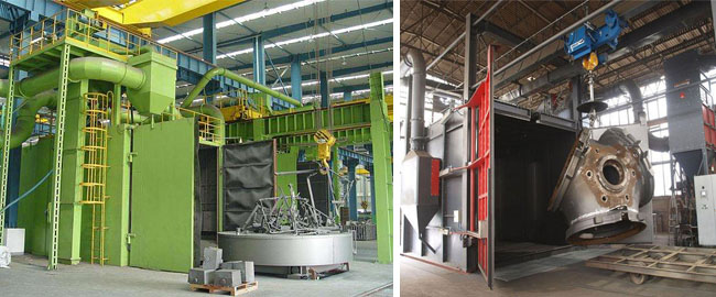 大型拋丸除銹設備 大型拋丸除銹設備