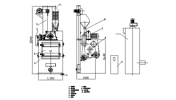 履帶式拋丸機圖紙 履帶式拋丸機圖紙